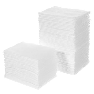 BATHVEVE 240PCS Stretchable Makeup Remover Pads Rectangular Cotton Cleansing Pads for Face Reusable Exfoliating Wipes for Daily Skin Care and Makeup Removal