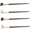 Happyyami 4pcs Nose Contour Brush Angled Brush for Makeup Eye Shadow Blending Highlighter No Shedding Synthetic Hair Soft view 1