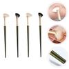Happyyami 4pcs Nose Contour Brush Angled Brush for Makeup Eye Shadow Blending Highlighter No Shedding Synthetic Hair Soft view 4