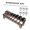 TOGEVAL 1pc Hair Clipper Comb Organizer Comb Holder Plastic Storage Box Brush Organizer for Vanity view 2