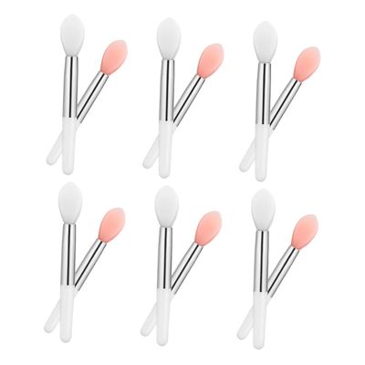 ASAKKURA 24pcs Silicone Lip Mask Brush Applicator Tool Makeup Brush for Women Lip Balm