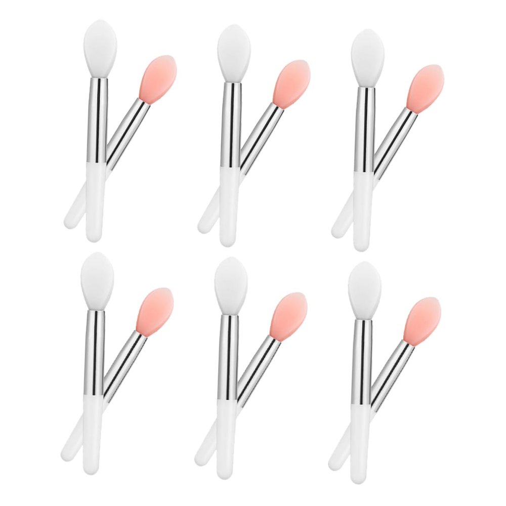 ASAKKURA 24pcs Silicone Lip Mask Brush Applicator Tool Makeup Brush for Women Lip Balm