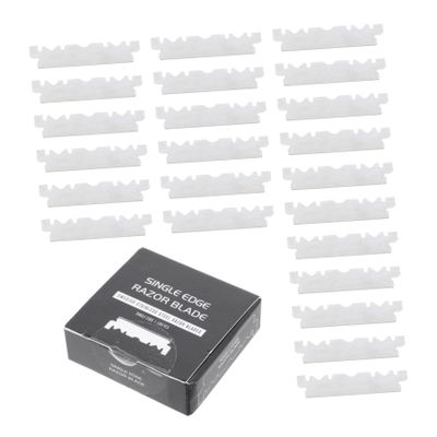Happyyami 400pcs Single Face for Barbershop and Home Use Old Folding Cutter for Precision Shaving and Grooming Needs