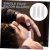 Happyyami 100pcs Single Face for Barbershop Home Use Smooth Shaving Grooming Old Folding Cutter Blades Easy to Operate view 3