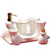 DUYHBAWRS Bathroom Supplies Brushing Teeth Toothbrush Mouthwash Cup Toothware Toilet Bathroom Wash Set view 1