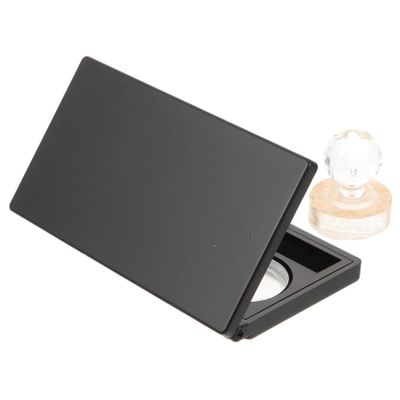 AUTSUPPL 1set Eyeshadow Palette Case Empty Compact Makeup Storage with Mirror Pans Double-sided Adhesives for Blush Lipstick and Eyebrow Powder