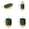 DUYHBAWRS Washing Table Toiletry Set Pieces Bathroom Five-Piece Set Toothbrush Mouthwash Cup Model Room Bathroom Decoration view 4