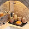 DUYHBAWRS Retro Ceramic Wash Bathroom Toilet Supplies Set Bathroom Five-Piece Set Handmade Wedding Wash Set view 4