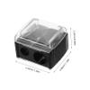 DONFAMDS 5pcs Dual Makeup Pencil Sharpener for Lipstick Eyebrow and Eyeliner Portable Compact Design for and Convenient Makeup Application view 2