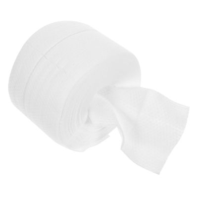 PACKOVE 1roll Disposable Cotton Face Towels of Soft Makeup Remover Towel for for Skin Care Treatments Convenient and Lightweight for Travel