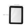 HIAKDOFT 2pcs Magnetic Makeup Mirror Magnetic Mirror for Locker Stylish Safe Dressing Magnet Backing view 2