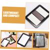HIAKDOFT 2pcs Magnetic Makeup Mirror Magnetic Mirror for Locker Stylish Safe Dressing Magnet Backing view 3