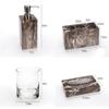 DUYHBAWRS Brushing Cup Set Elegant Resin Bathroom Supplies Bath Wash Set Mouthwash Cup Set view 4
