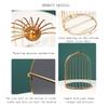 2 Layer Bird Cage Makeup Organizer Gold Jewelry Dessert Display Stand Metal Item Storage Rack for Dresser Bedroom Bathroom-Single Layer(Double Layer) view 3