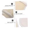 CALLARON 2pcs Natural Loofah Gloves Bath Gloves Scrubber for Women Men Boys and Girls Easy to Use Clean view 4