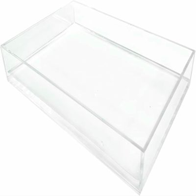 5MM/0.2IN Thickness Display Box, Acrylic Shallow Water Tank Transparent Water Tank, Underwater Shooting Props Food and Cosmetics Shooting Tray