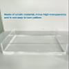 5MM/0.2IN Thickness Display Box, Acrylic Shallow Water Tank Transparent Water Tank, Underwater Shooting Props Food and Cosmetics Shooting Tray view 3