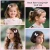 10Pcs Rhinestone Butterfly Clips for Hair, Glitter Hair Jaw Clips,Shiny Butterfly Medium Hair Clips Set for Women Girls Back to School view 3