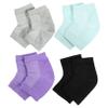 CALLARON 4pairs Elastic Comfortable Heel Moisturizing Socks Gel Open Toe Socks for Foot Ankle Pain Relief view 1