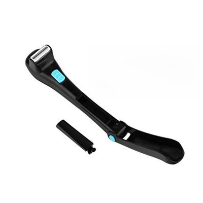 PACKOVE Electric Shaver for Men Back Hair Removal Razor Body Grooming Kit Black