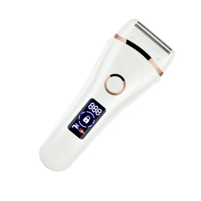 Happyyami USB Rechargeable Hair Trimmer for Women Painless Hair Removal Razor Head Lightweight Design Ergonomic Grip for Easy Use