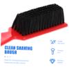 Happyyami Men's Beard Brush Natural Boar Bristles Grooming Tool for Beard Shaping and Cleaning Portable 8-inch Hair Brush for Barbershop Use view 2