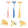 SAFIGLE 3pcs Mini Body Hair Trimmers for Women Portable Stainless Steel Razor Armpit Leg Hair Removal Tool for Personal Grooming view 2