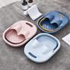 ONMYJFD Folding Foot Bath Bucket Plastic Foot Bath Tub Thickened Wash Bucket Massage Bucket Household Foot Wash Basin(black-JoJo's Bizarre Adventure1) view 3
