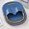 ONMYJFD Folding Foot Bath Bucket Plastic Foot Bath Tub Thickened Wash Bucket Massage Bucket Household Foot Wash Basin(black-JoJo's Bizarre Adventure1) view 4