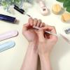 2PCS Glass Cuticle Pusher Tool with Leather Case view 4