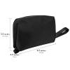 Linkidea Men's Travel Toiletry Bag, Portable Shaver & Beard Grooming Organizer, Storage Bag for Trimmer Accessories, Compatible with Manscaped Lawn Mower 5.0, Lawn Mower 3.0 (Black) view 2