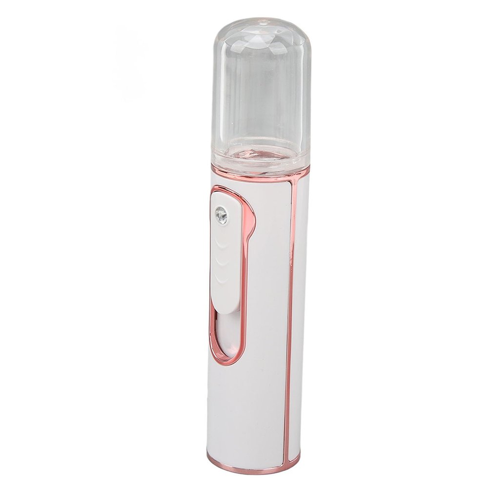 Portable Nano Facial Mister Mini Facial Steamer USB Rechargeable Mist Humidifier with 30ml Visual Water for Face Hydrating