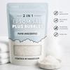 ZZZELLNESS Epsom Salt Plus Bubbles  Pure Unscented Foaming Bath Soak  Magnesium Sulfate for Muscle Recovery, Stress Relief & Relaxation  Great for Aromatherapy  12 oz view 3
