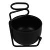 CALLARON 1set Stainless Steel Shaving Bowl Stand Portable Holder and Beard Brush Stand for Easy Shaving Tool Storage for Men view 1