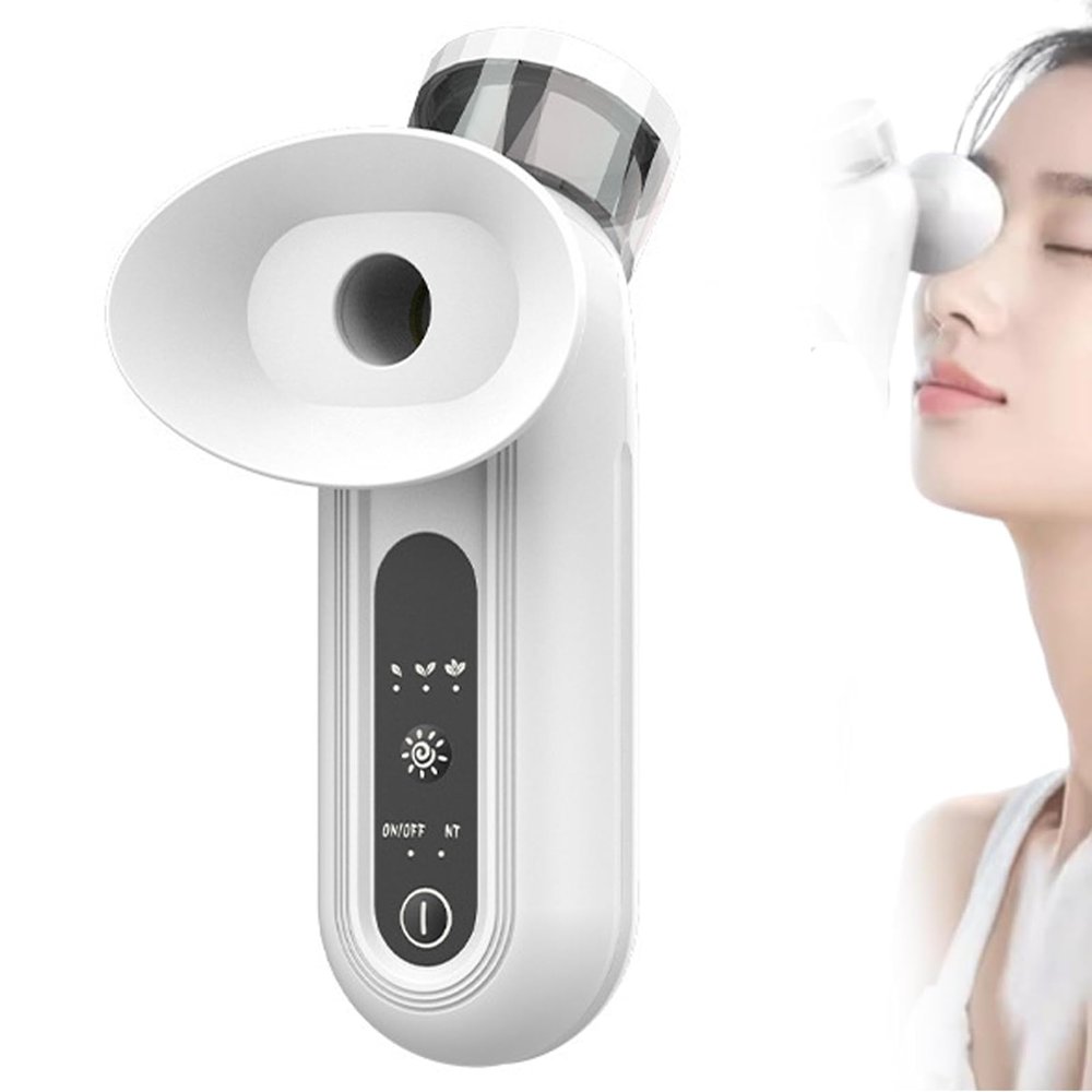 WIKINK Eye Mist Steam Sprayer, Eye Steamer, Portable Drops Steamer for Dry Eye, Portable Heated Eye Masks, Mini Eye Moisturizing Cleaning Soothing Steamer