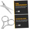 CALLARON Eyebrow Scissors Portable Nose Hair Trimmer Beauty Scissor for Men Women view 2