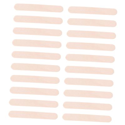 HOMOBABE 200pcs Hair Removal Stick Hair Sticks Tongue Depressor Professional Applicator for Body and Eyebrow
