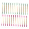 TOVINANNA 1000pcs Disposable Swabs Long Ear Cleaning Sticks Multipurpose Spiral Applicators Makeup Tools Random Color view 1