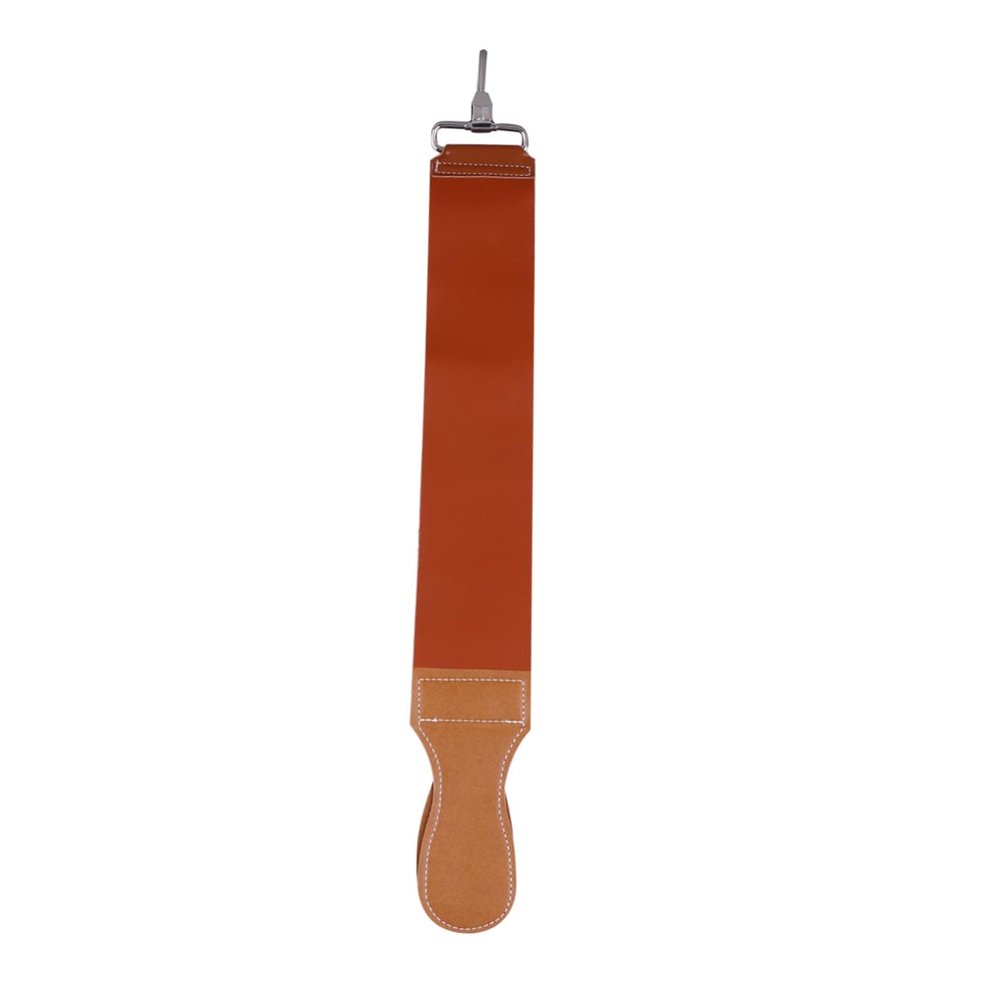 HAKIDZEL Dual Straps Sharpening Cloth Leather Barber Strop Professional Razor Sharpening Belt for Straight and Safety Razors