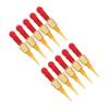 10PCS Glass Pipette Droppers Red Rubber Caps Essential Oil Transfer Containers for Laboratory Experiments and Liquid Dropping view 1