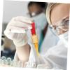 10PCS Glass Pipette Droppers Red Rubber Caps Essential Oil Transfer Containers for Laboratory Experiments and Liquid Dropping view 2