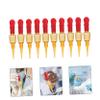10PCS Glass Pipette Droppers Red Rubber Caps Essential Oil Transfer Containers for Laboratory Experiments and Liquid Dropping view 4