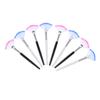 PartyKindom 8pcs Fan-shaped Facial Mask Brush for Skin Care Long Handle Brush for Jelly Mask view 1