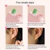 fxwtich Ear Piercing Cleaning Kit, Ear Hole Cleaner Floss, Disposable Earring Piercing Care Cleaning Tool,Floss Deodorizes Moisturizes Ear Hole Care Kit Portable Ear Cleaning Wire for Women Men Pep view 4