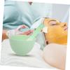 EPIGEIST 1set Silicone Face Mask Mixing Tool Kit Set with Bowl Spatula Measuring Spoon and Brush for Home Facial Treatments Easy to Clean and view 4