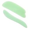 DEARMAMY 2pcs Facial Scraping Board Jade Gua Massage Tool for Face Neck Body Relaxation Lightweight Portable Guasha Board for Home Travel Use view 1