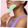 DEARMAMY 2pcs Facial Scraping Board Jade Gua Massage Tool for Face Neck Body Relaxation Lightweight Portable Guasha Board for Home Travel Use view 2