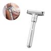 DEARMAMY 3pcs Manual Razor Holder Double Edge Razor for Men Adjustable Shaving Machine Blades for Safe Thorough Shave Modern Design view 3