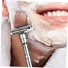 DEARMAMY 3pcs Manual Razor Holder Double Edge Razor for Men Adjustable Shaving Machine Blades for Safe Thorough Shave Modern Design view 4