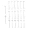 PartyKindom 30pcs Nasal Hair Wax Applicators Pp Material Easy to Use Discreet Size for Travel view 1